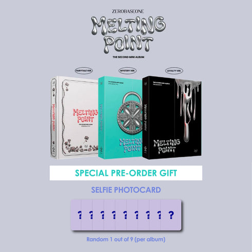 ZEROBASEONE 2ND MINI ALBUM - MELTING POINT + WITHMUU PHOTOCARD
